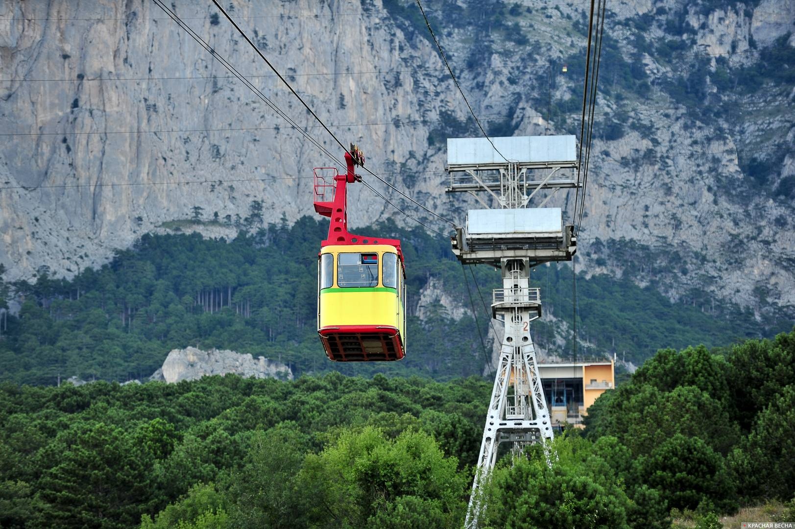 Канатная дорога на горе Ай-Петри. Крым