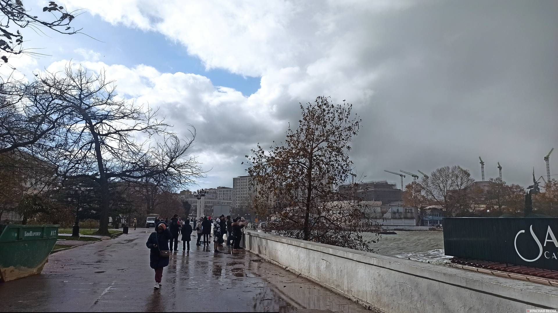 Непогода в Севастополе