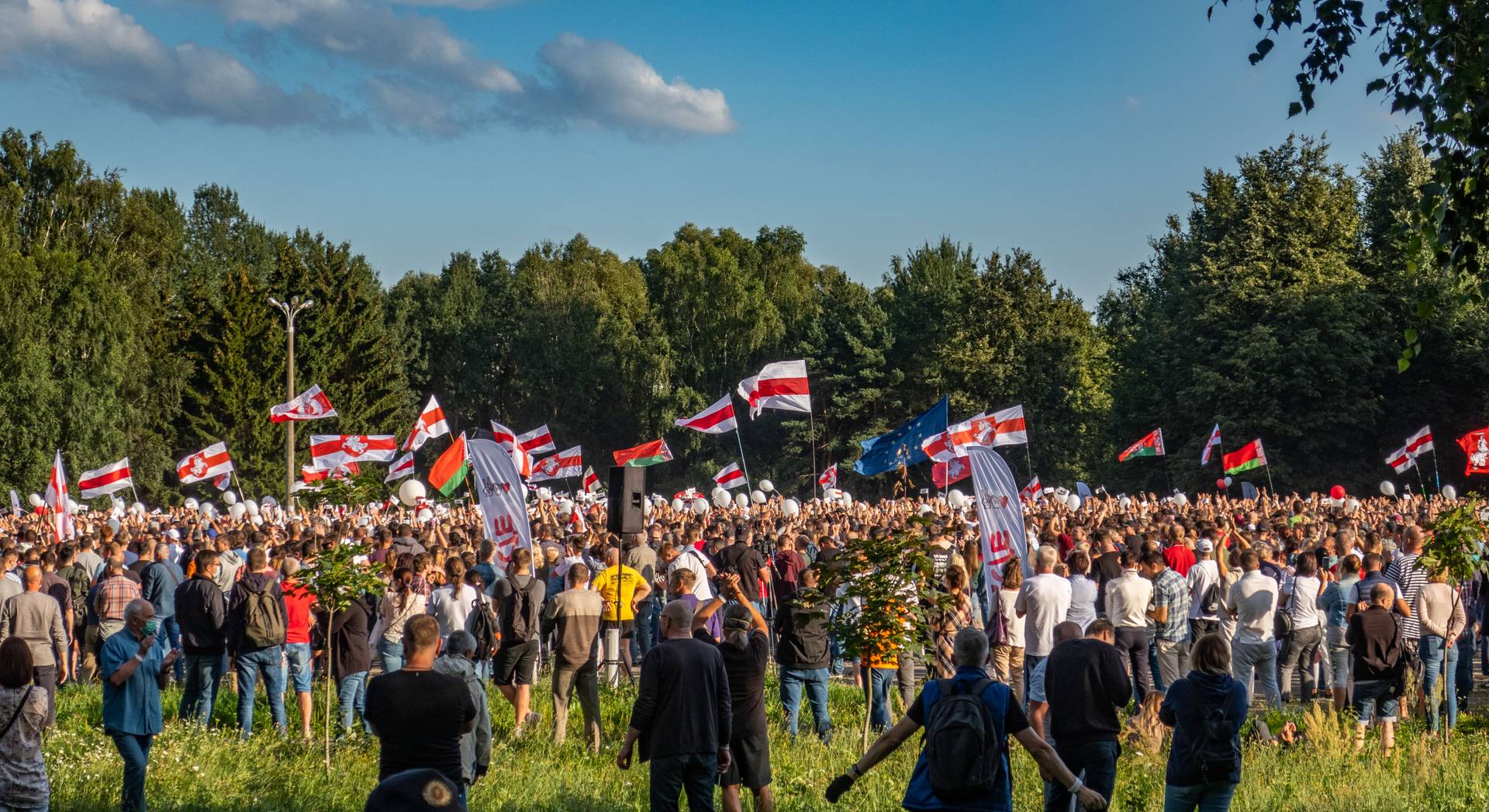 Митинг Светланы Тихановской и объединённого предвыборного штаба