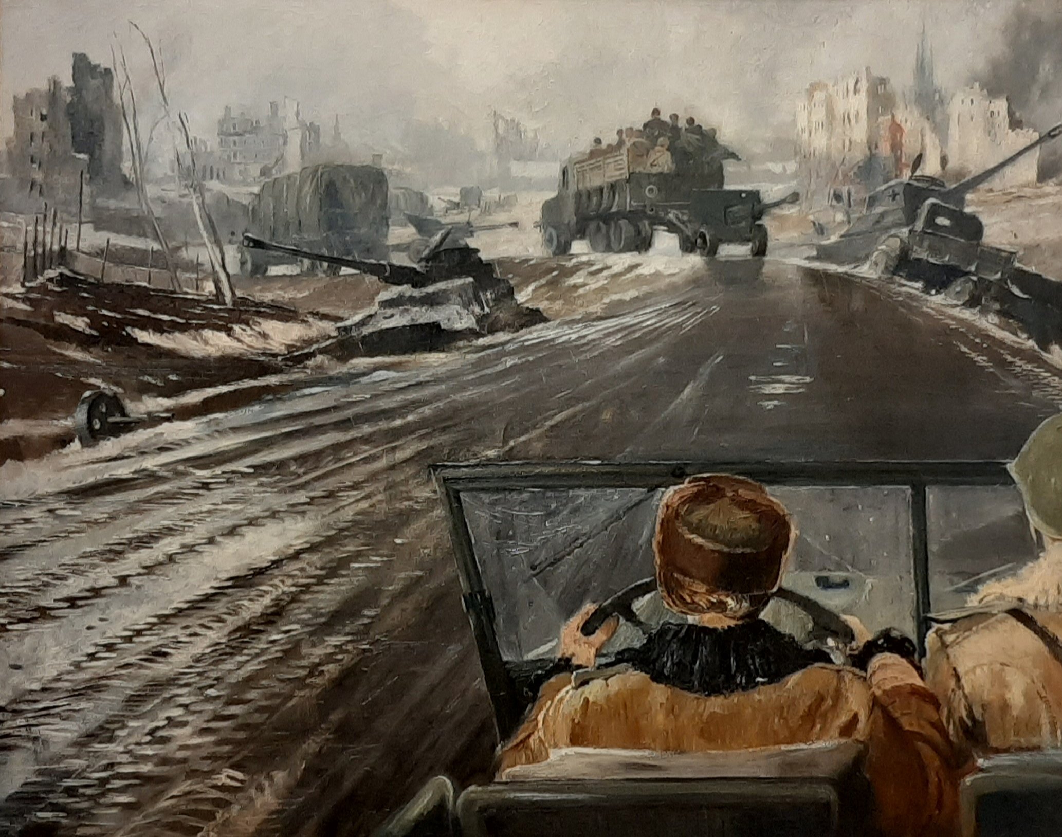 Юрий Пименов. Фронтовая дорога. 1944