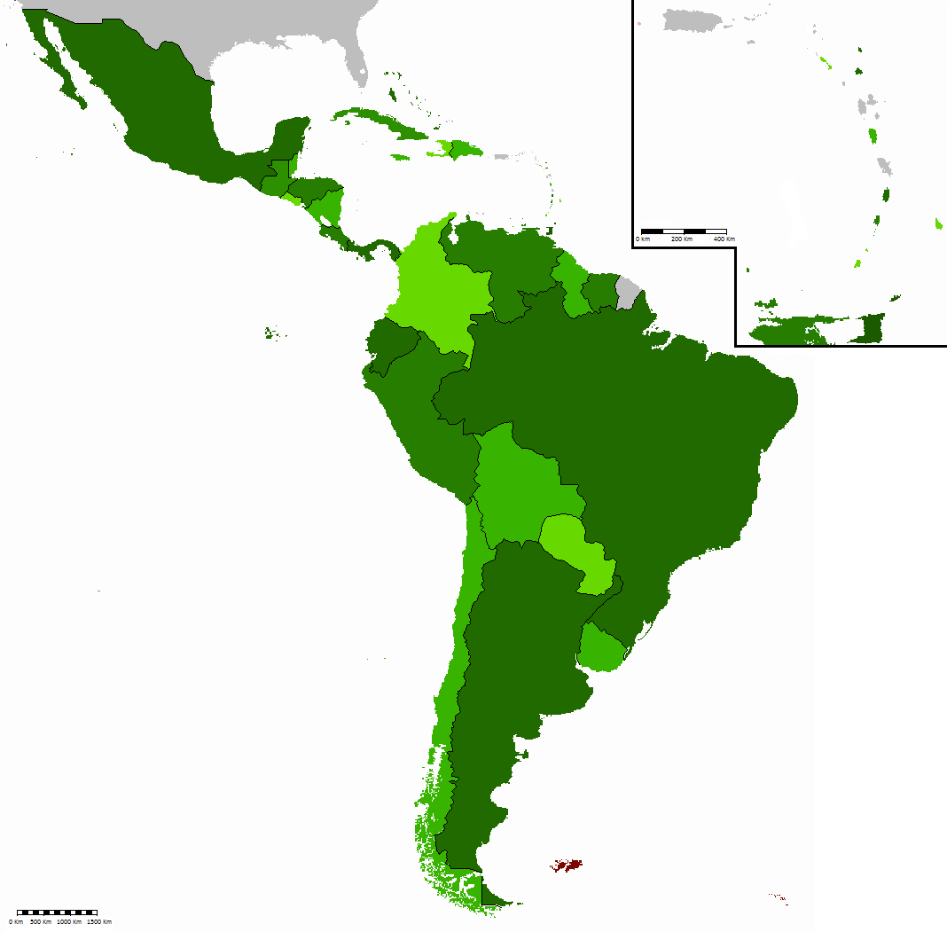 Государства Сообщества стран Латинской Америки и Карибского бассейна, CELAC