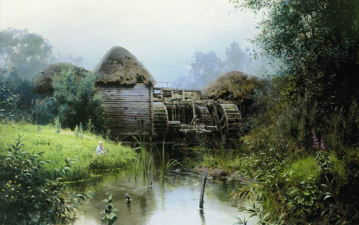 Василий Поленов. Старая мельница. 1880