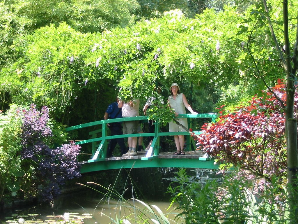 Bridge, Garden, Monet, Giverny