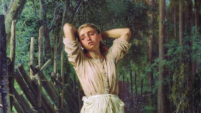 Василий Петрович Верещагин. Усталая (фрагмент). 1883 г.