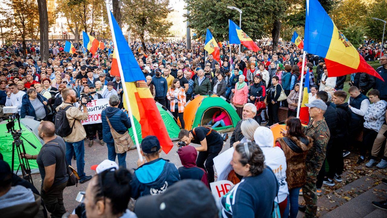 Протестная акция в Кишиневе