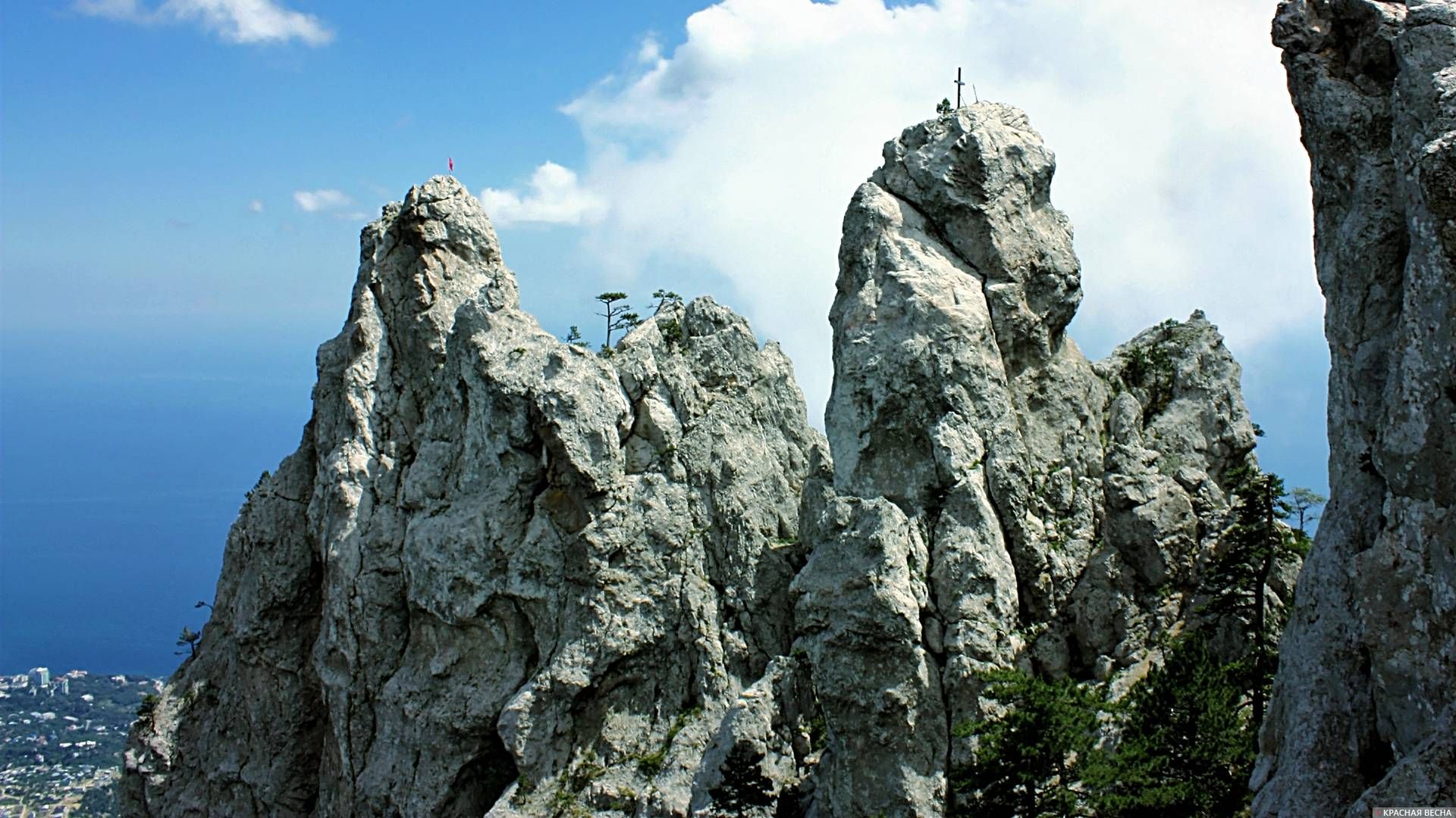 Крым. Ялта. Гора Ай-Петри Скалы