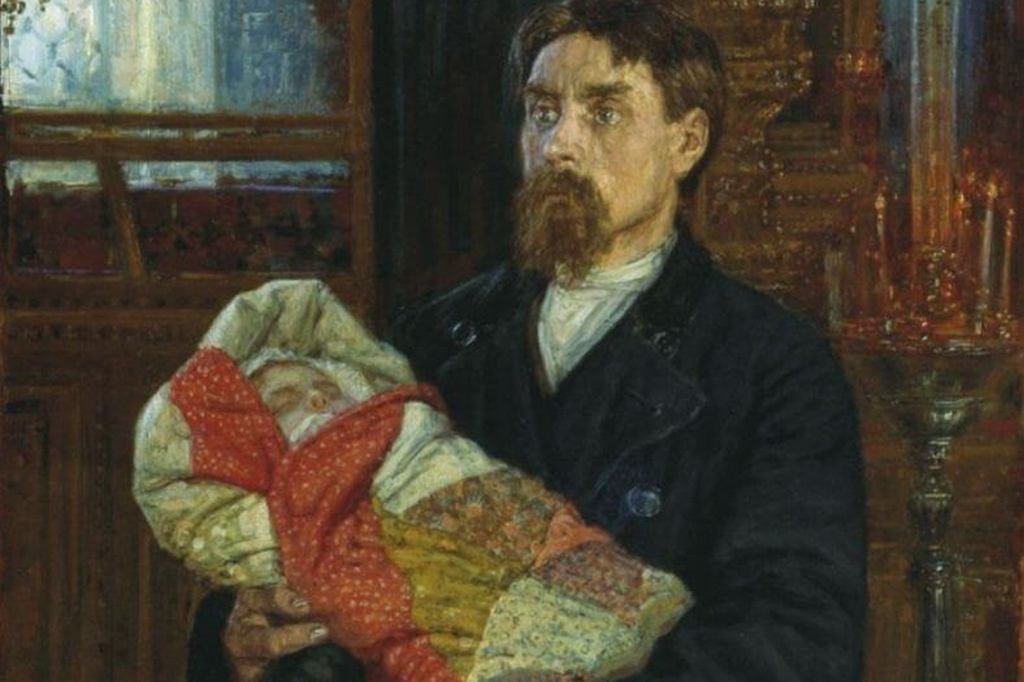 Константин Савицкий. Отец (фрагмент). 1896