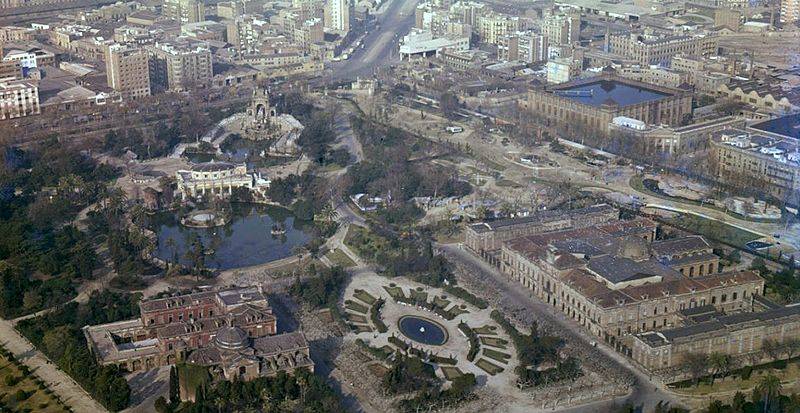 Vista aèria Ciutadella 1960