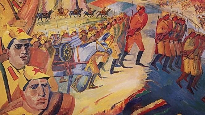 Мартирос Сарьян. Горный марш армянских частей.1933