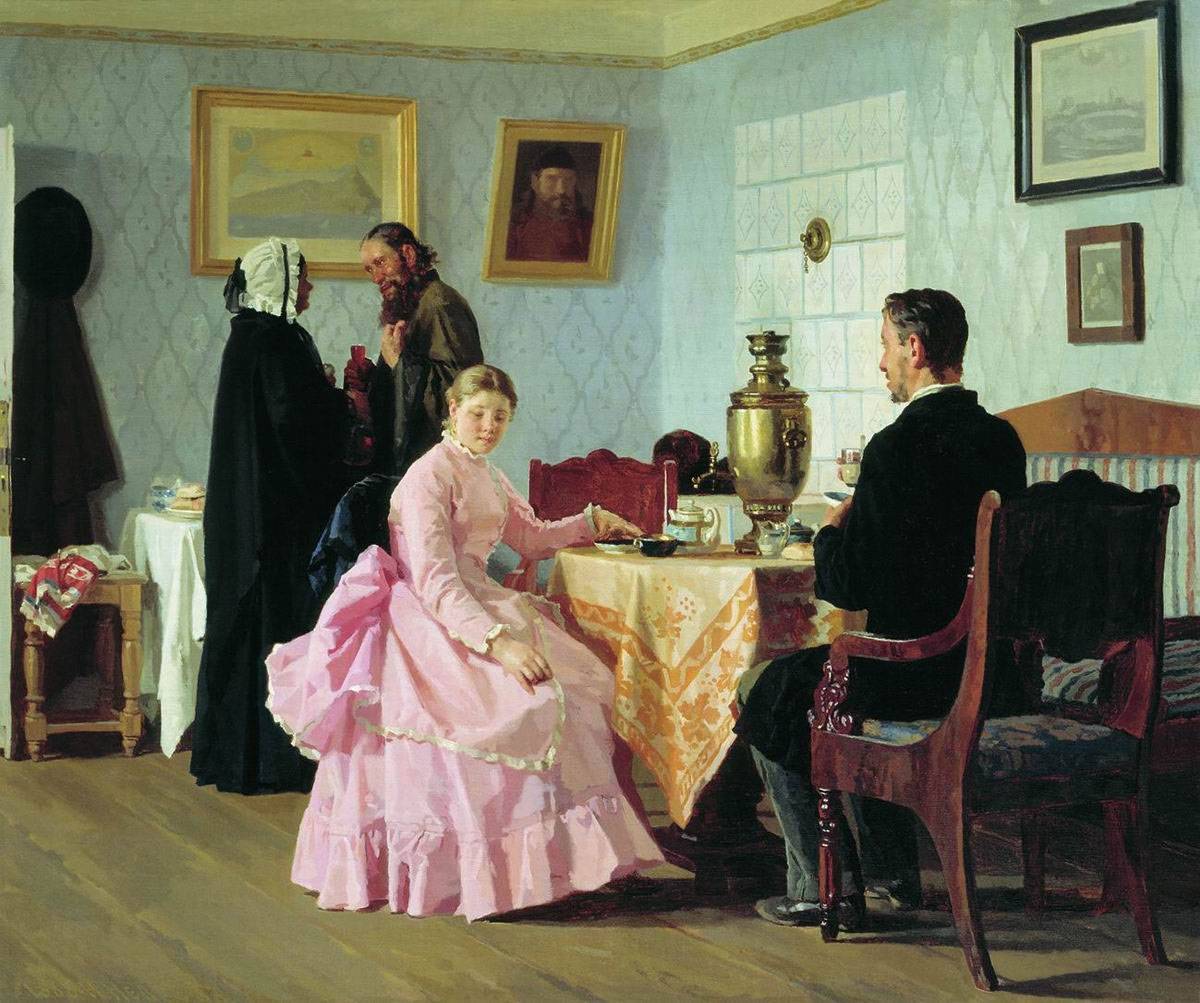 Николай Неврев. Смотрины. 1888