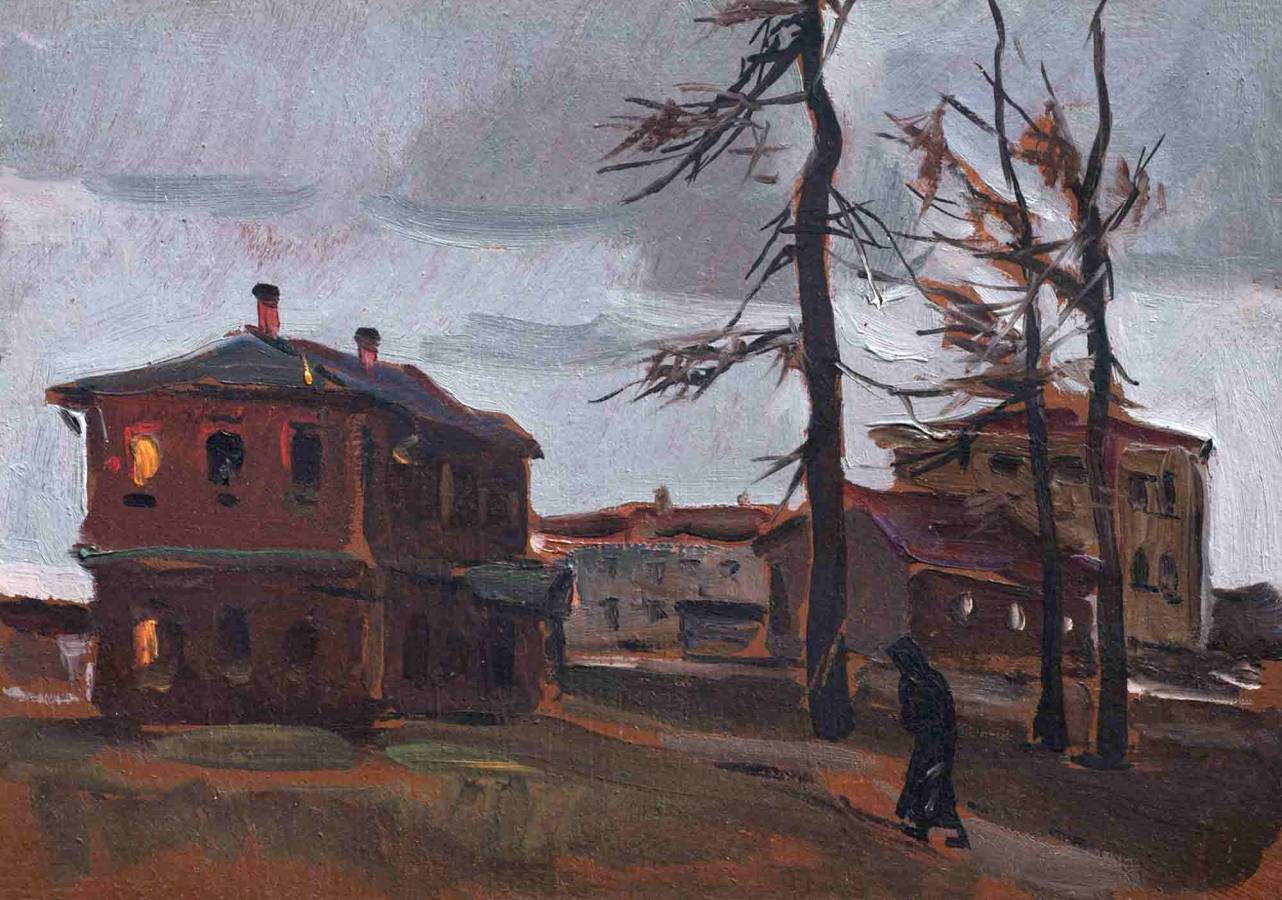 Александр Дейнека. Окраина Курска. 1947