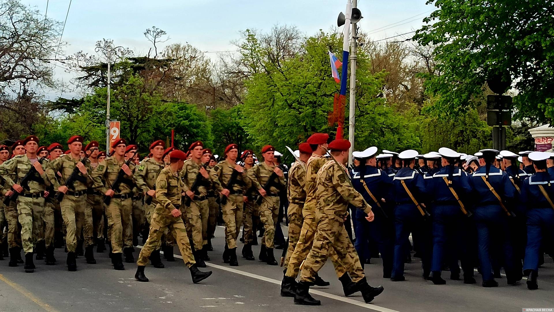 Генеральная репетиция парада Победы в Севастополе 