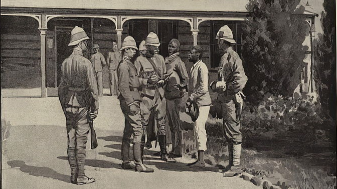 Генри Марриотт Пейджет. В опасности быть застреленным. 1899