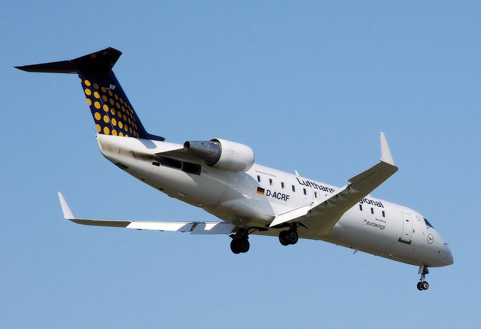 bombardier crj, струя, lufthansa