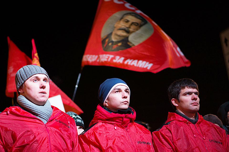 Митинг «Сути времени» в честь 98-й годовщины Великой Октябрьской социалистической революции, Москва, 7 ноября 2015 г.