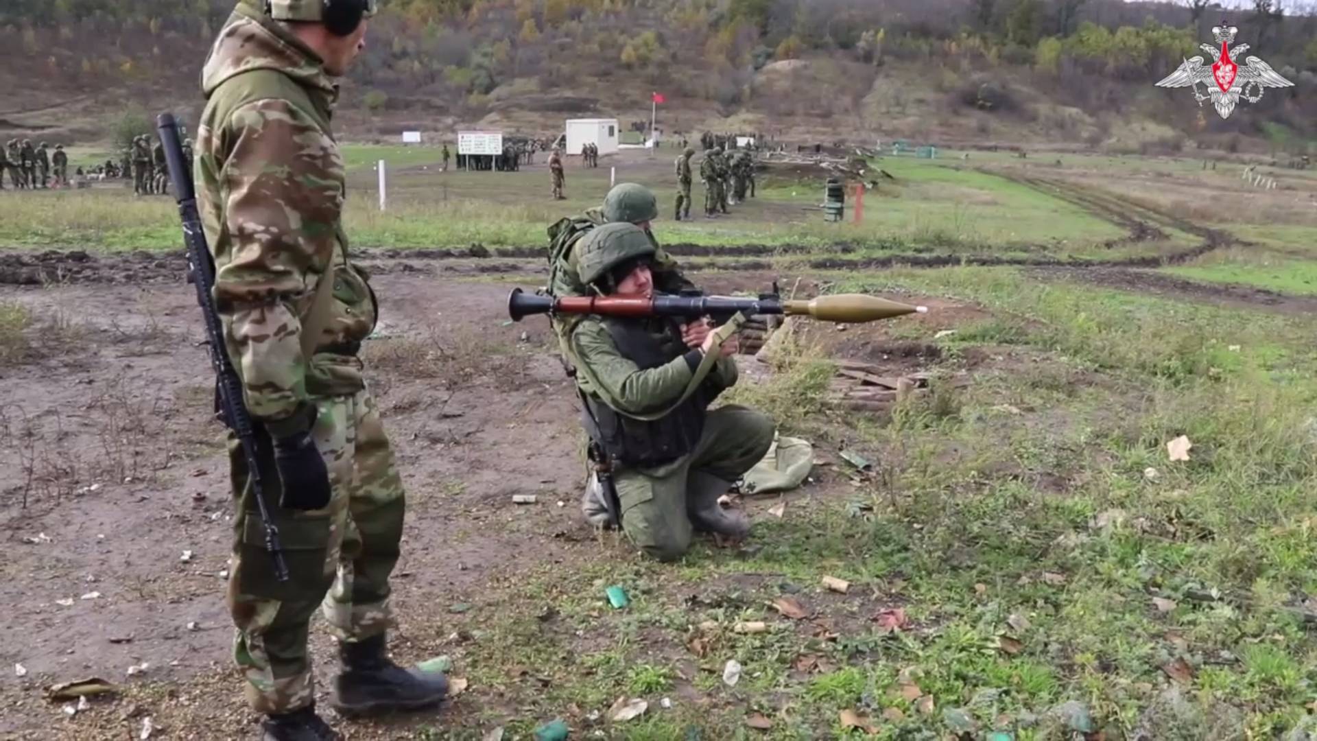 Подготовка мобилизованных. Стрельба из гранатомета РПГ