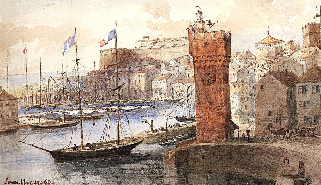 Фрэнсис Элизабет Уинн. Савона. Италия 1860