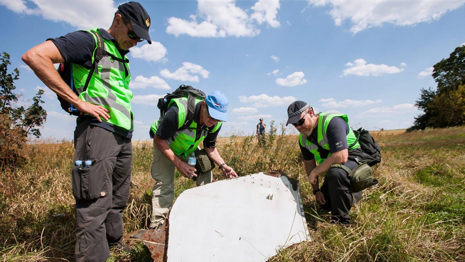 Место крушения рейса MH17