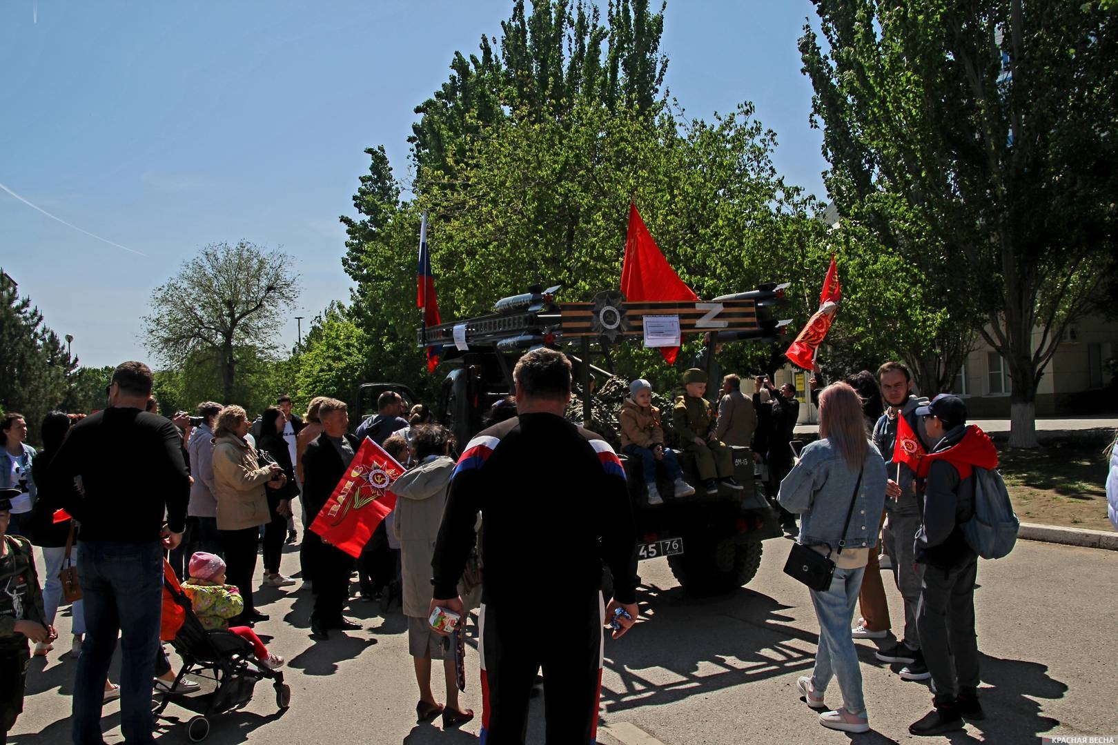 День Победы в Астрахани