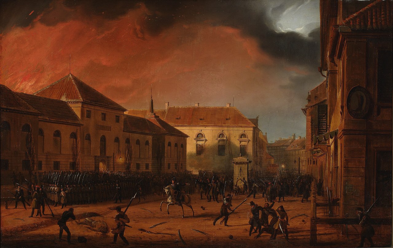 Взятие Варшавского арсенала. Марцин Залеский. 1831