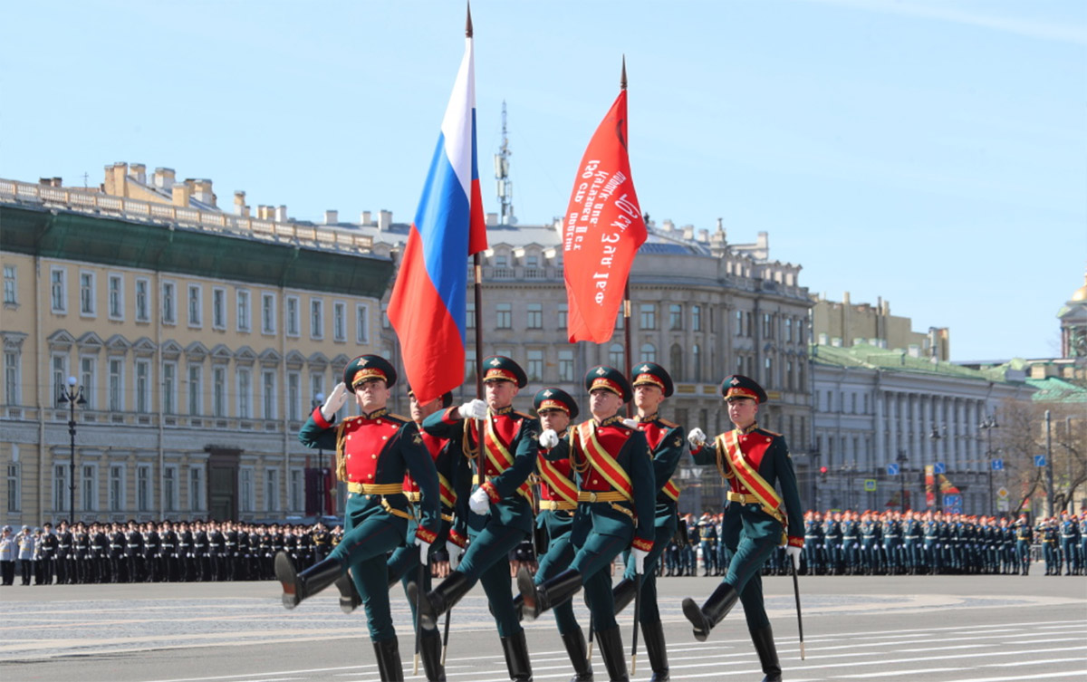 Парад в Санкт-Петербурге. 9•мая 2023•года