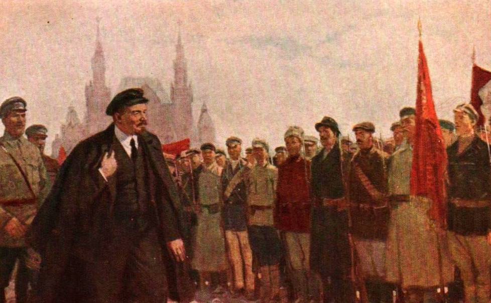 Дементий Шмаринов. Ленин на параде Всевобуча. 1949