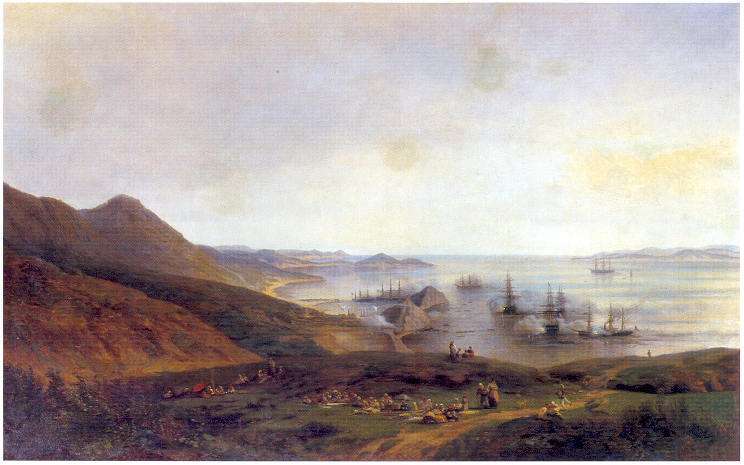 А. П. Боголюбов. Оборона Петропавловского Порта. 1896
