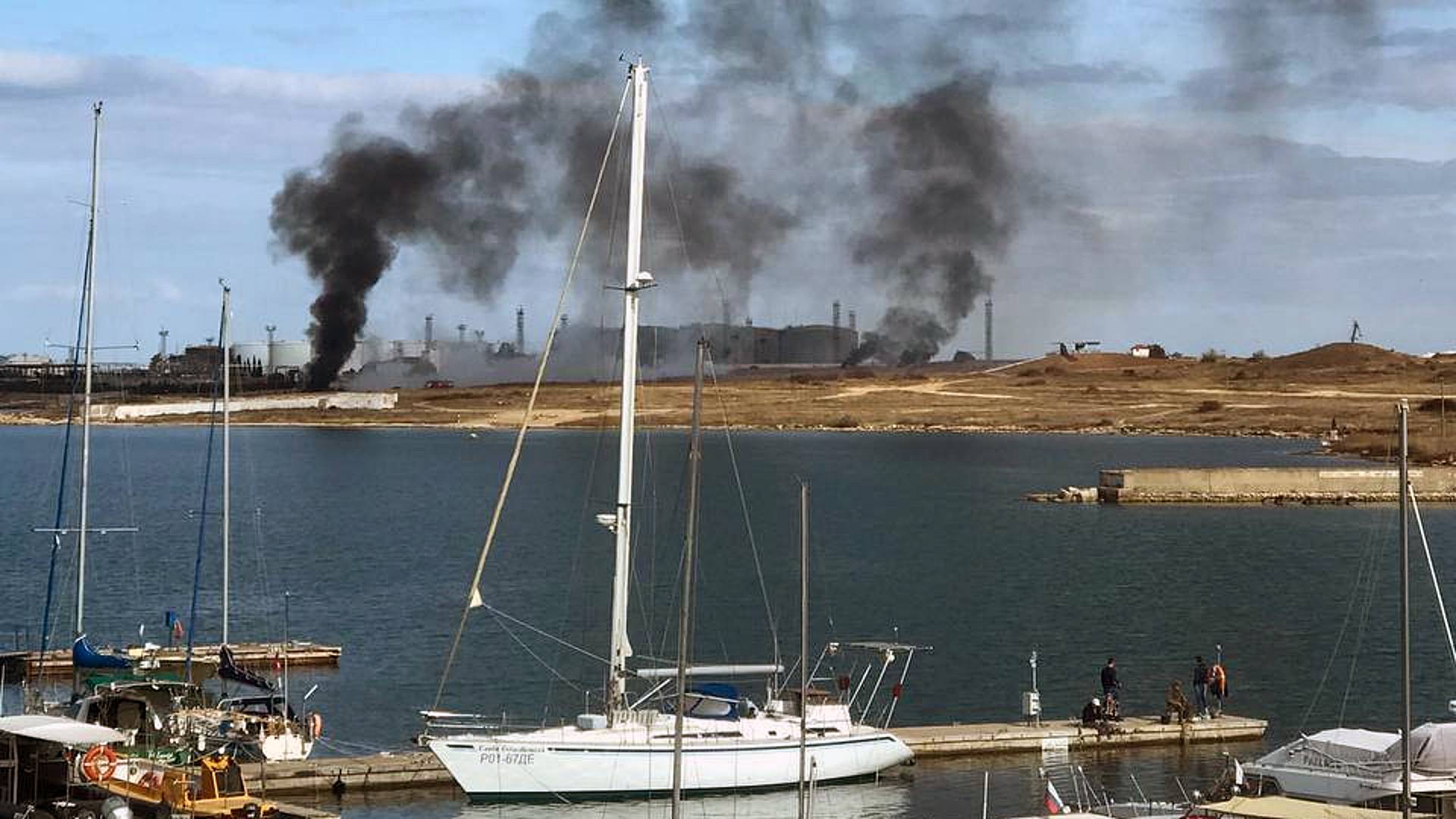 Атака ВСУ на базу Черноморского флота в Севастополе