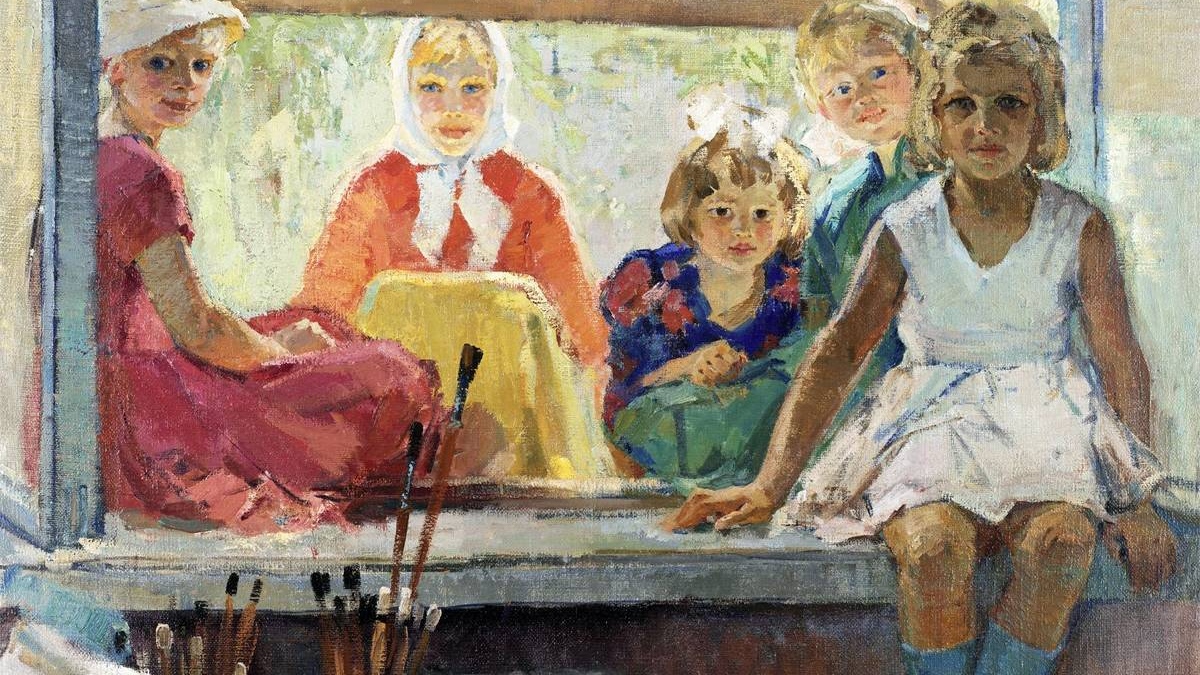 Алексей и Сергей Ткачевы. Дети. 1960-е