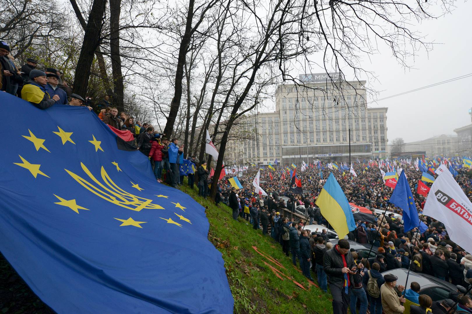 Митинг на майдане в Киеве. 24 ноября 2013