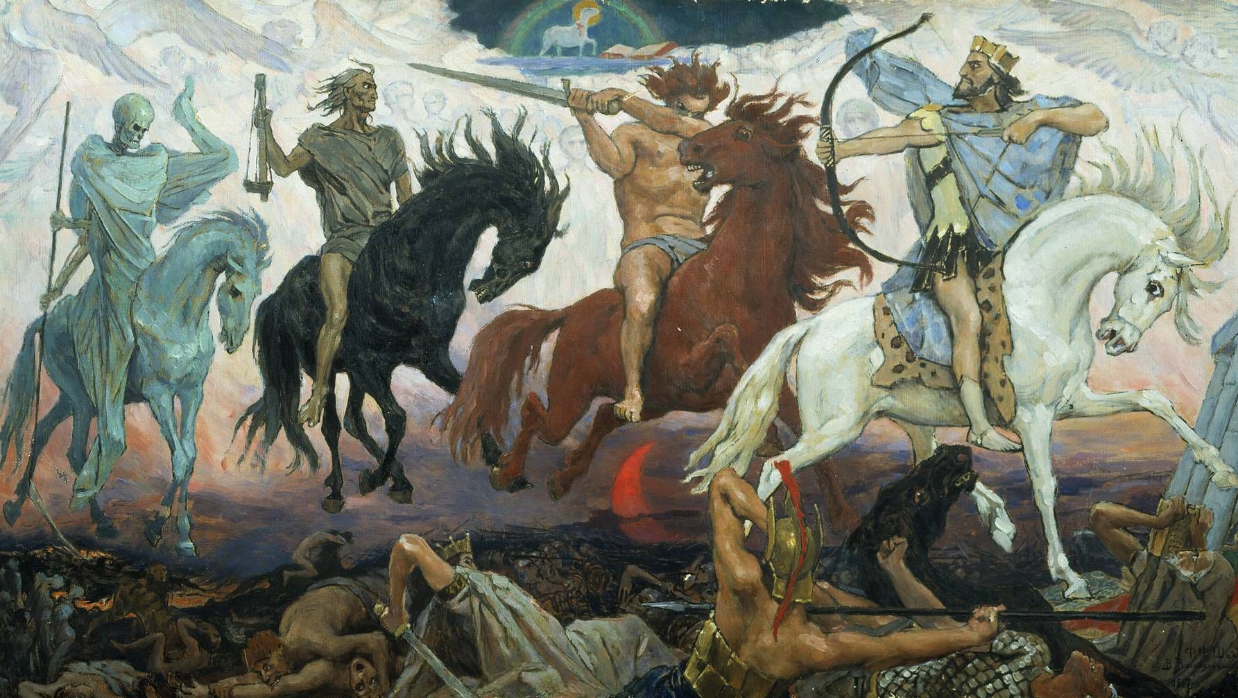 Виктор Васнецов. Воины Апокалипсиса. 1887 год