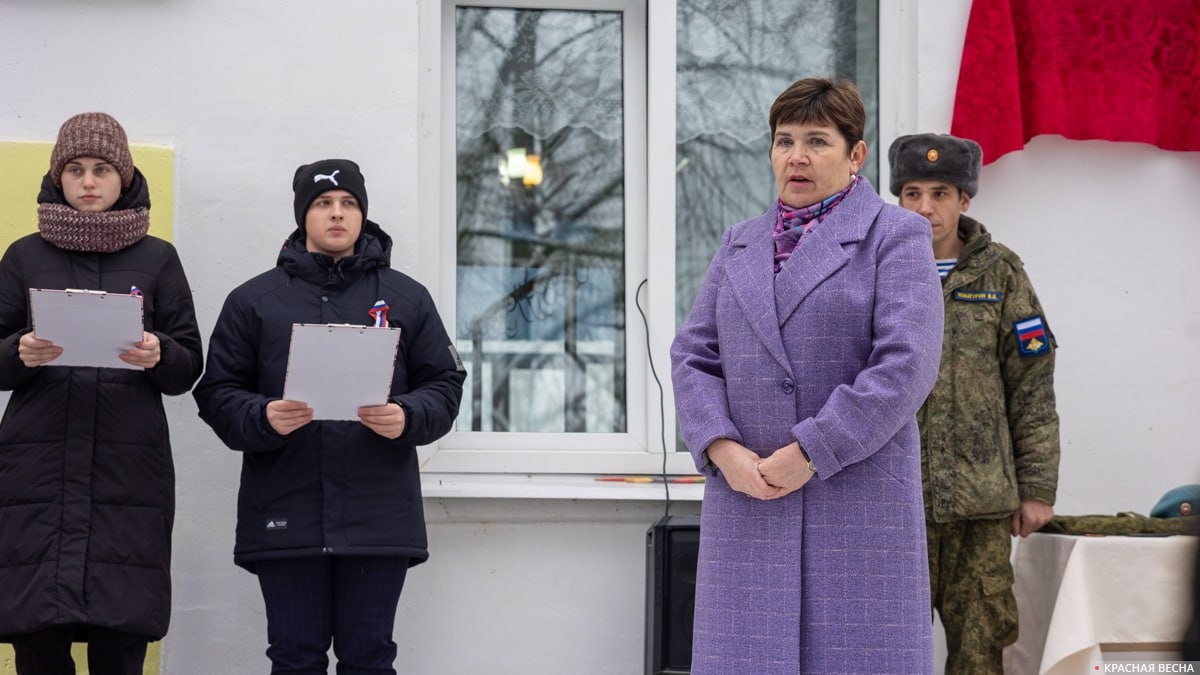 Мама погибшего солдата Елена Евгеньевна