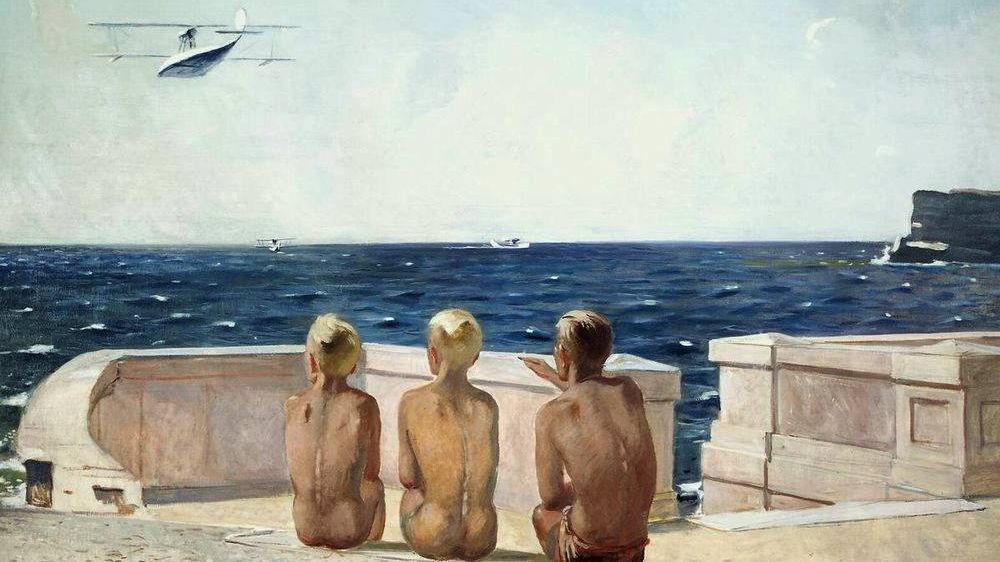 Александр Дейнека. Будущие летчики. 1938