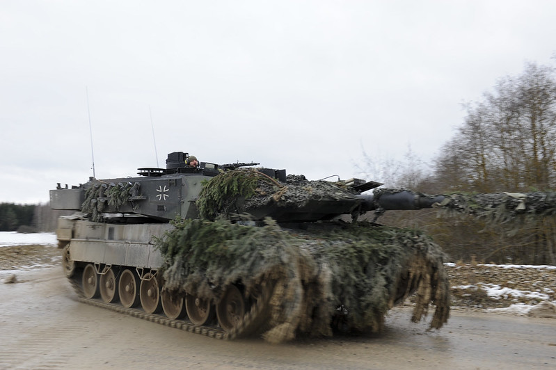 Немецкий армии Leopard 2