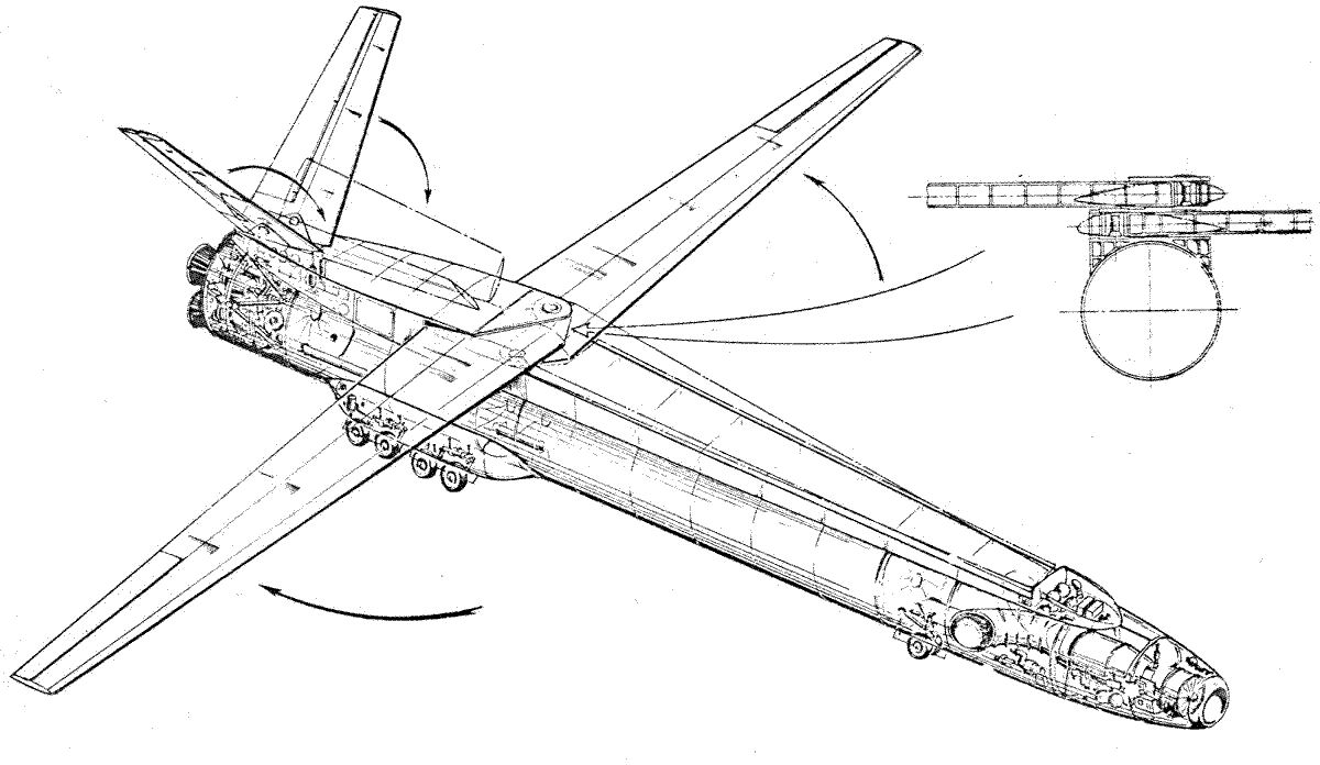 Возвращаемая первая ступень проекта ГК-175 на базе 