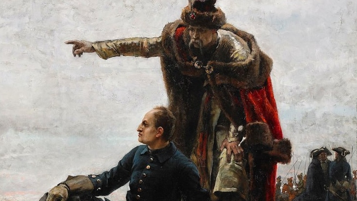 «Карл XII и гетман Мазепа на берегу Днепра», 1879 г.