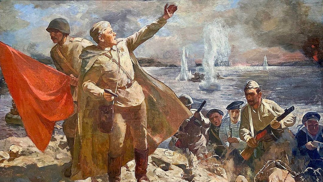 Эдуард Шрамм. В атаку. 1953 год