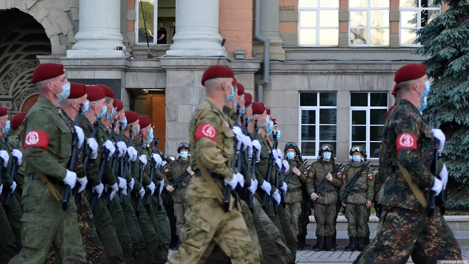 Репетиция парада Победы в Екатеринбурге